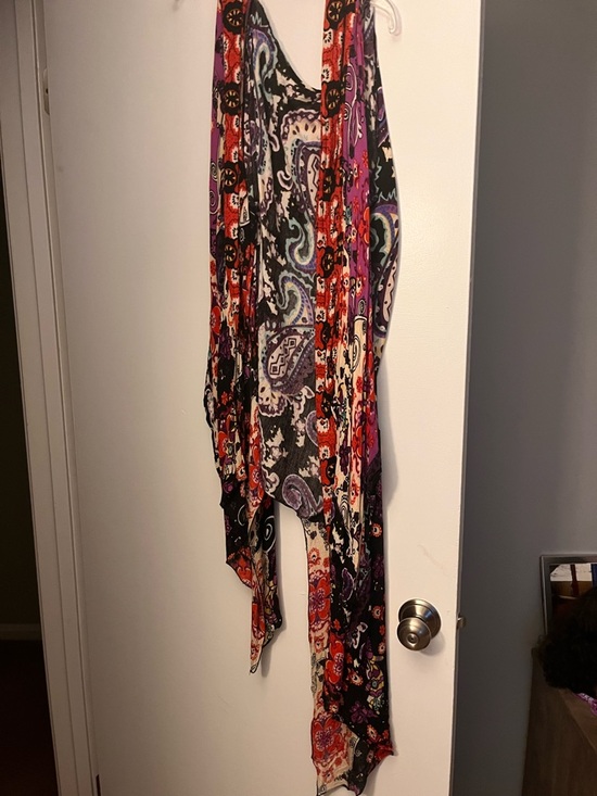 Free People Tops - Free People Multicolor Paisley Drape Tank